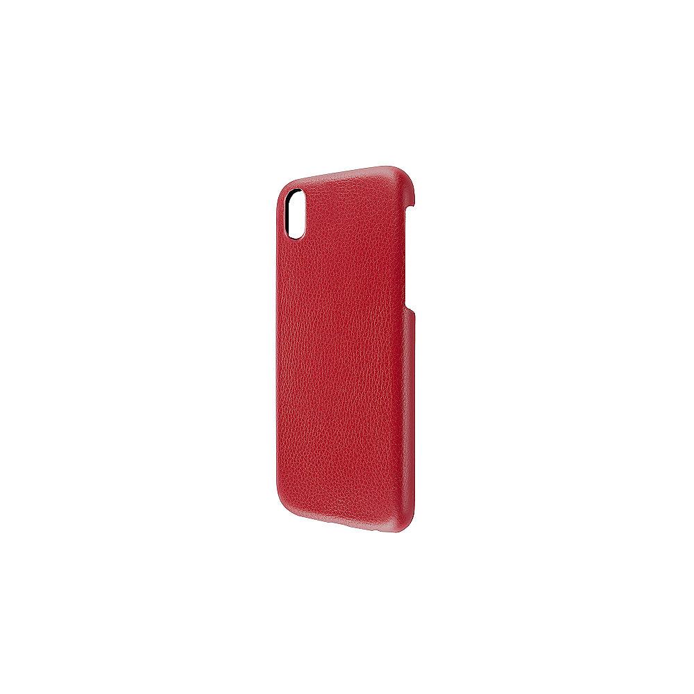 Artwizz Leather Clip für iPhone X, rot