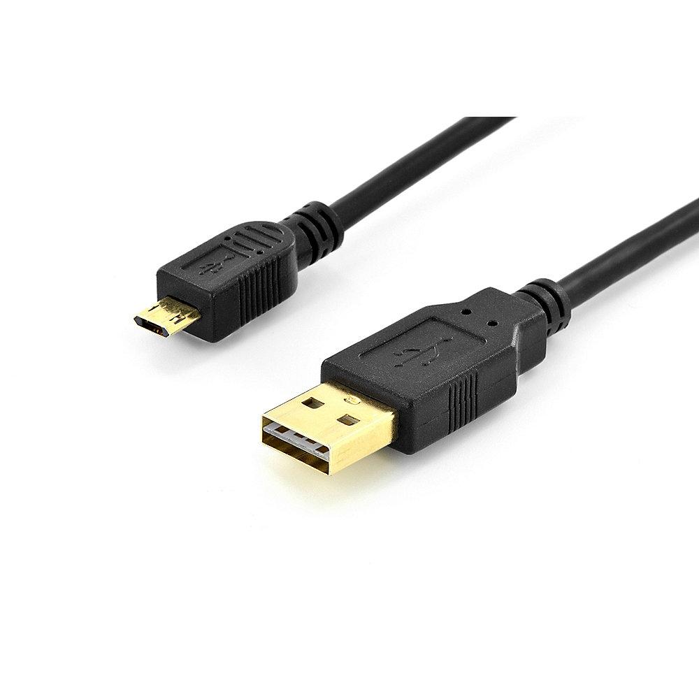 Assmann USB 2.0 Kabel Typ A auf mikro B St./ St. 1,8m schwarz