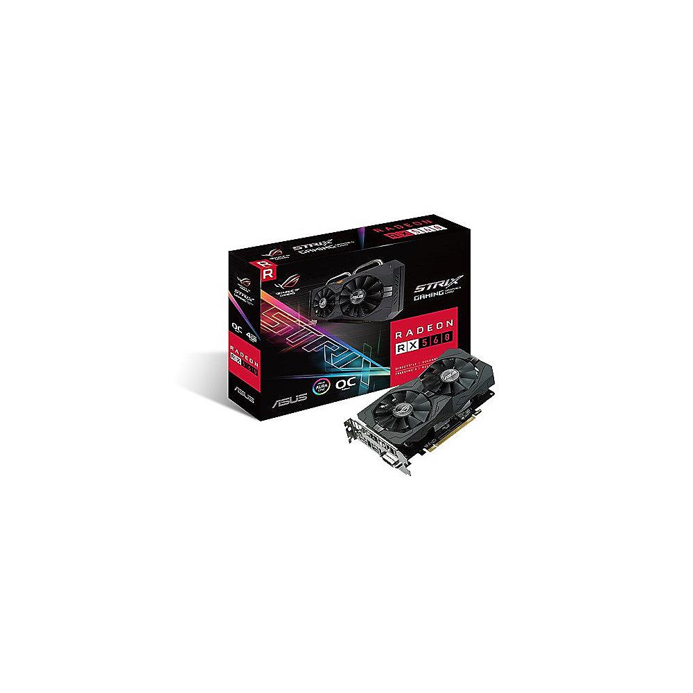 Asus AMD Radeon ROG Strix RX 560 OC Gaming 4GB GDDR5 HDMI/DP/DVI Grafikkarte