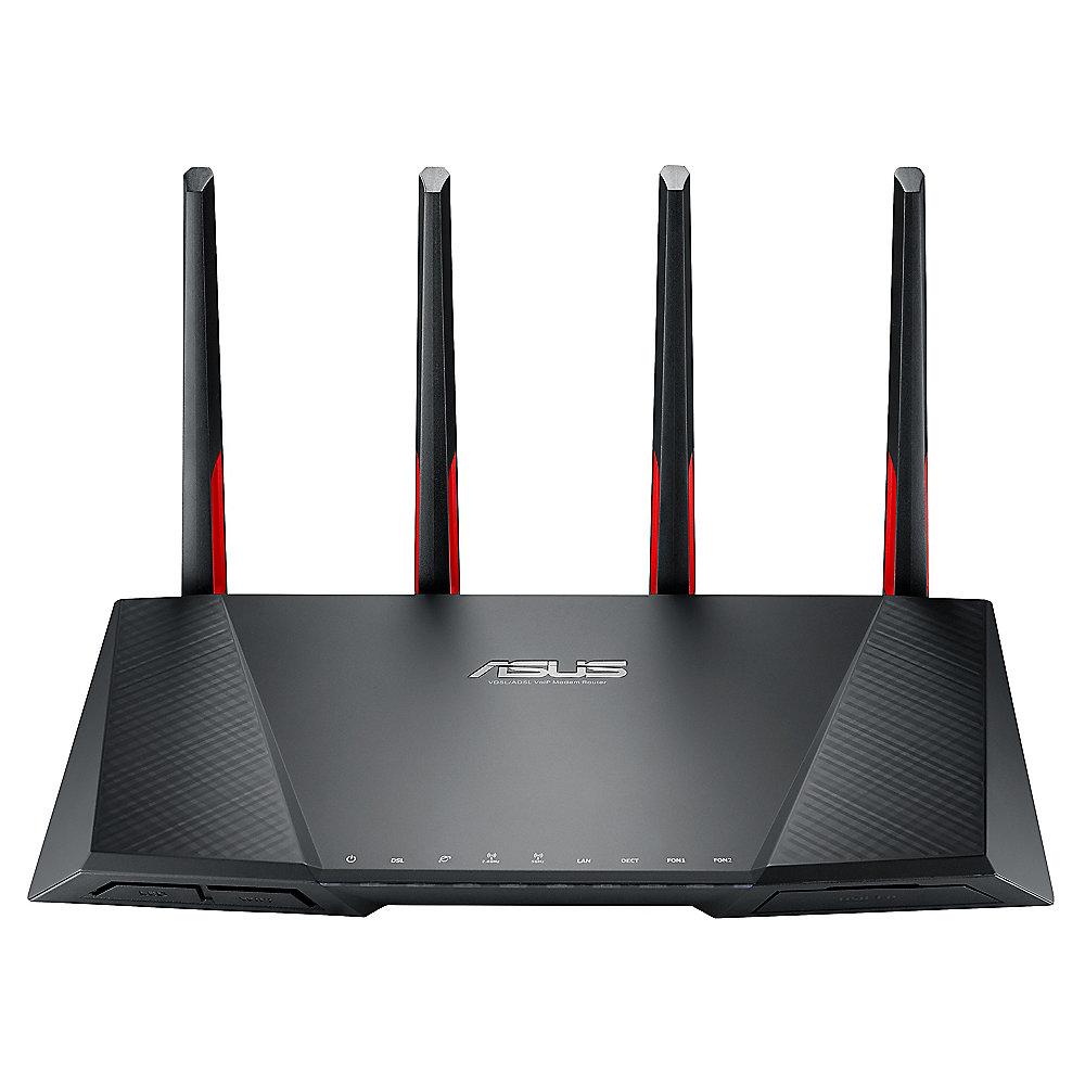 ASUS DSL-AC68VG VoIP ADSL / VDSL 2300Mbit DualBand WLAN Modemrouter, ASUS, DSL-AC68VG, VoIP, ADSL, /, VDSL, 2300Mbit, DualBand, WLAN, Modemrouter