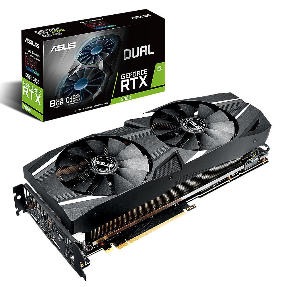 Asus GeForce RTX 2080 Dual 8 GB GDDR6 Grafikkarte 3xDP/1xHDMI/USB