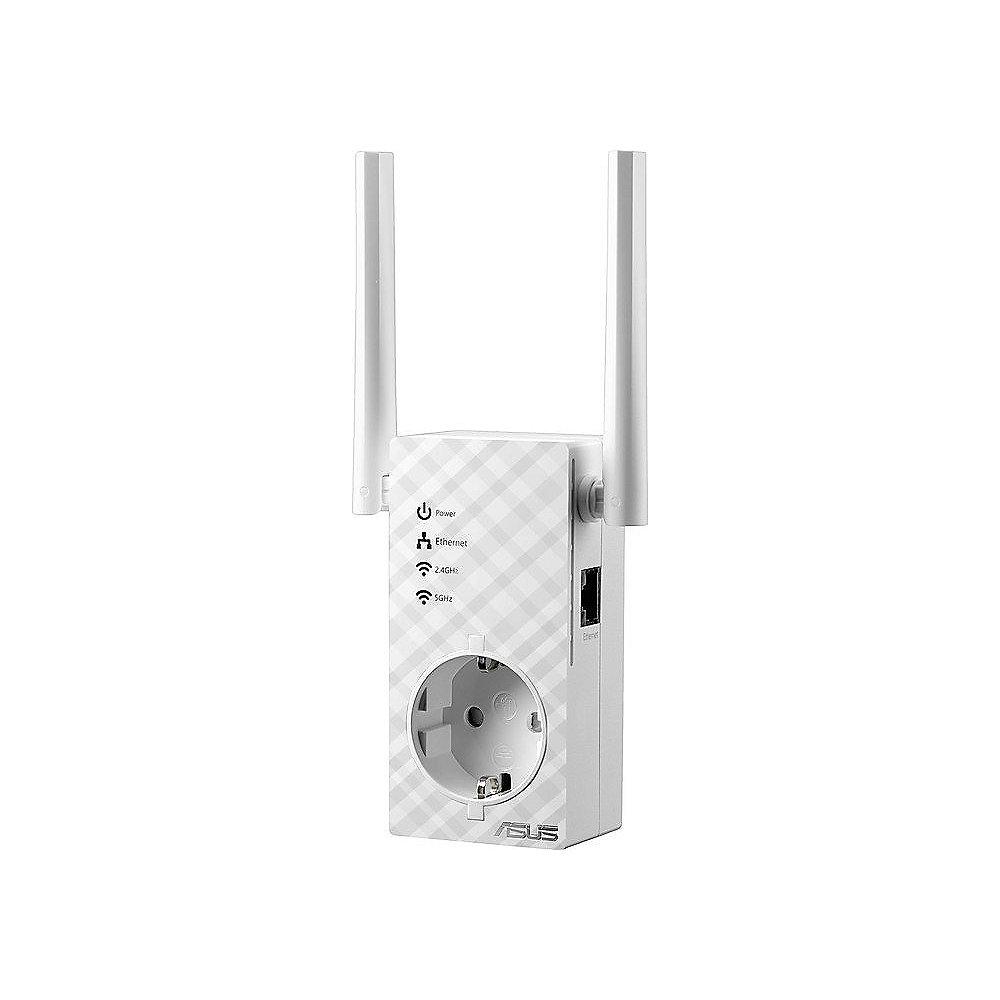 ASUS RP-AC53 AC750 WLAN-Repeater mit integrierter Steckdose, ASUS, RP-AC53, AC750, WLAN-Repeater, integrierter, Steckdose