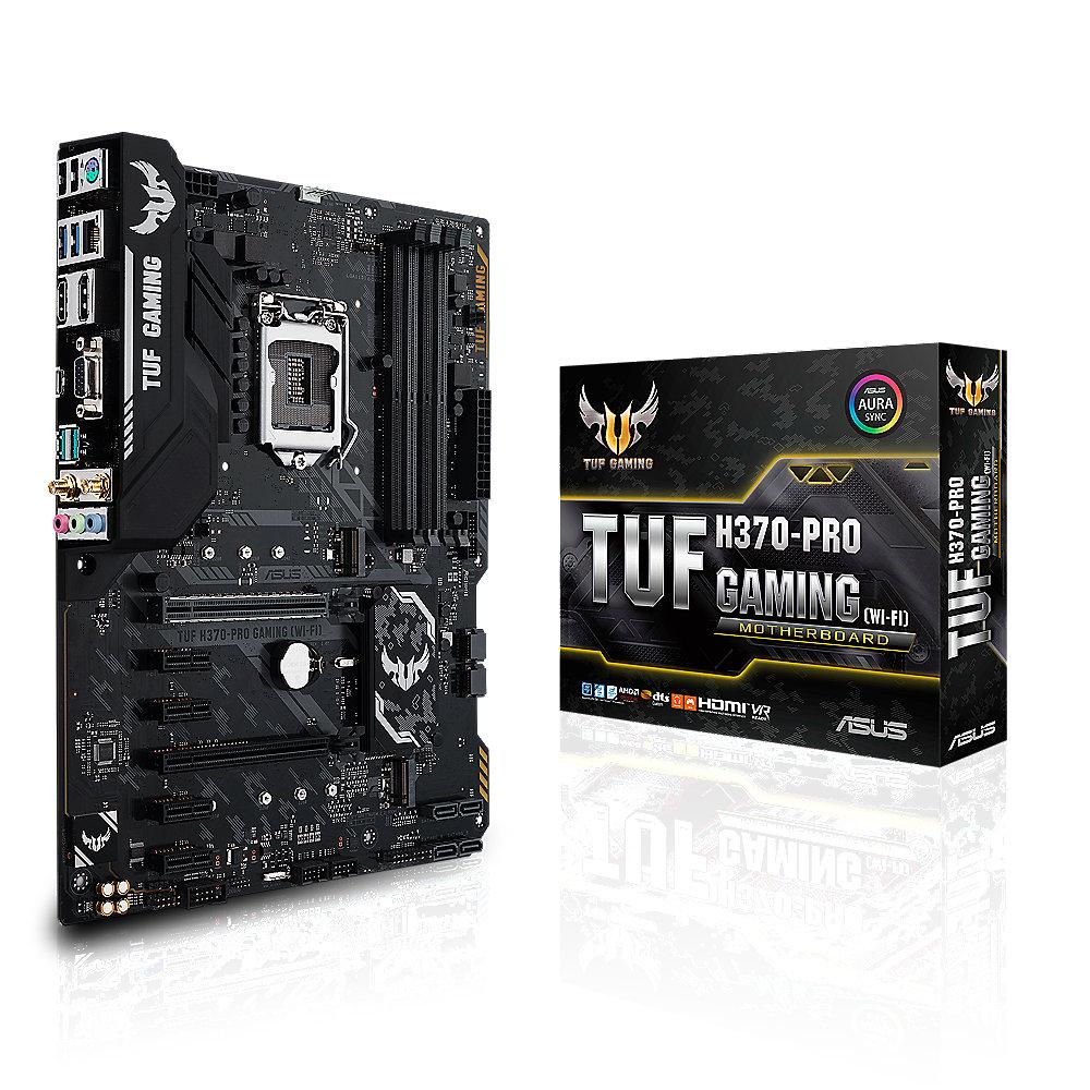 ASUS TUF H370-Pro GAMING (WIFI) ATX Mainboard 1151 WLAN/BT/HDMI/DP/VGA/M.2