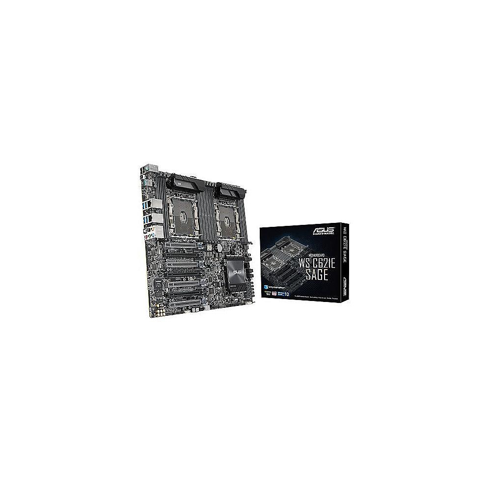 ASUS WS C621E SAGE 2x GL/USB3.1/SATA600/VGA E-ATX Mainboard C621 2x Sockel 3647, ASUS, WS, C621E, SAGE, 2x, GL/USB3.1/SATA600/VGA, E-ATX, Mainboard, C621, 2x, Sockel, 3647