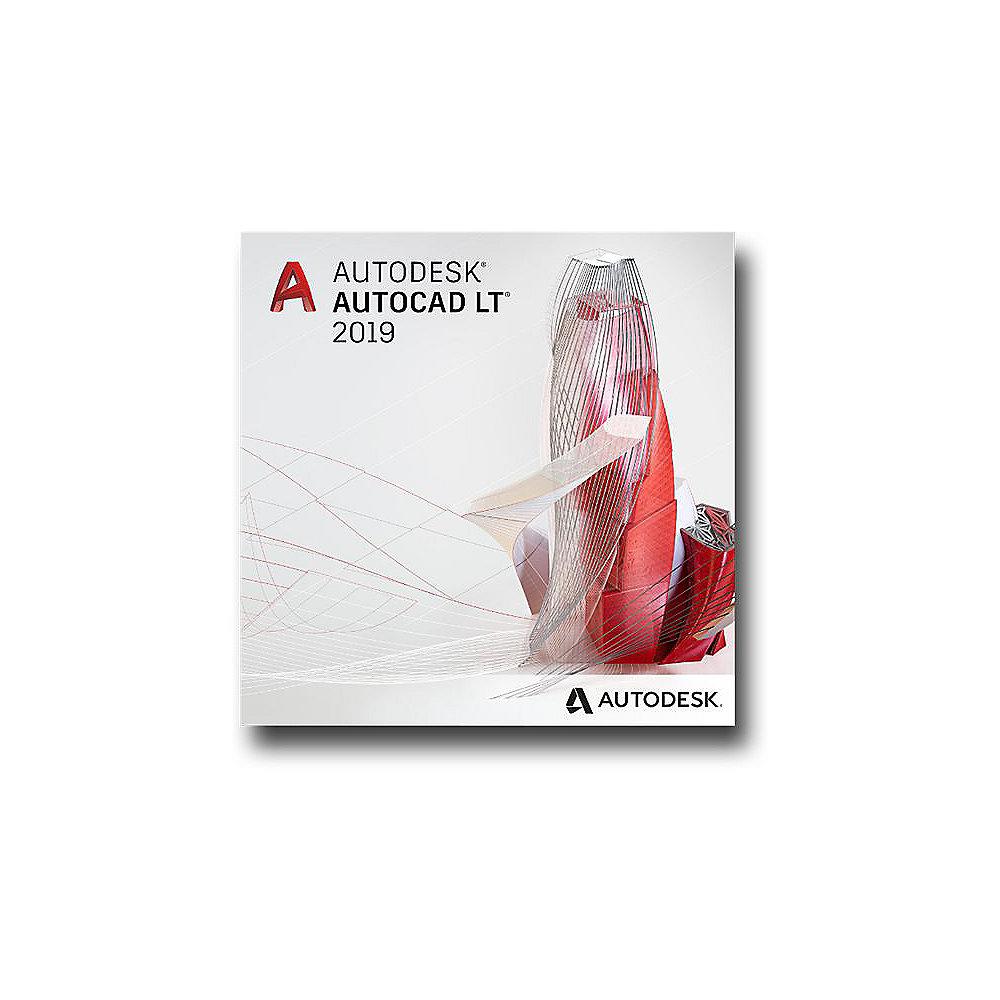 Autodesk AutoCAD LT 2019 Single License Desktop Subscription  1Y Maintenance