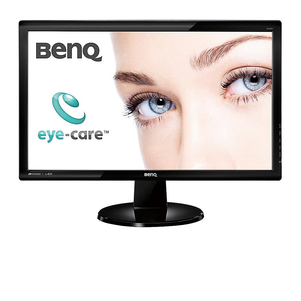 BenQ GL2250 54,6cm (21,5") FHD-Monitor 16:9 DVI/VGA 5ms 250cd/m² 12Mio:1