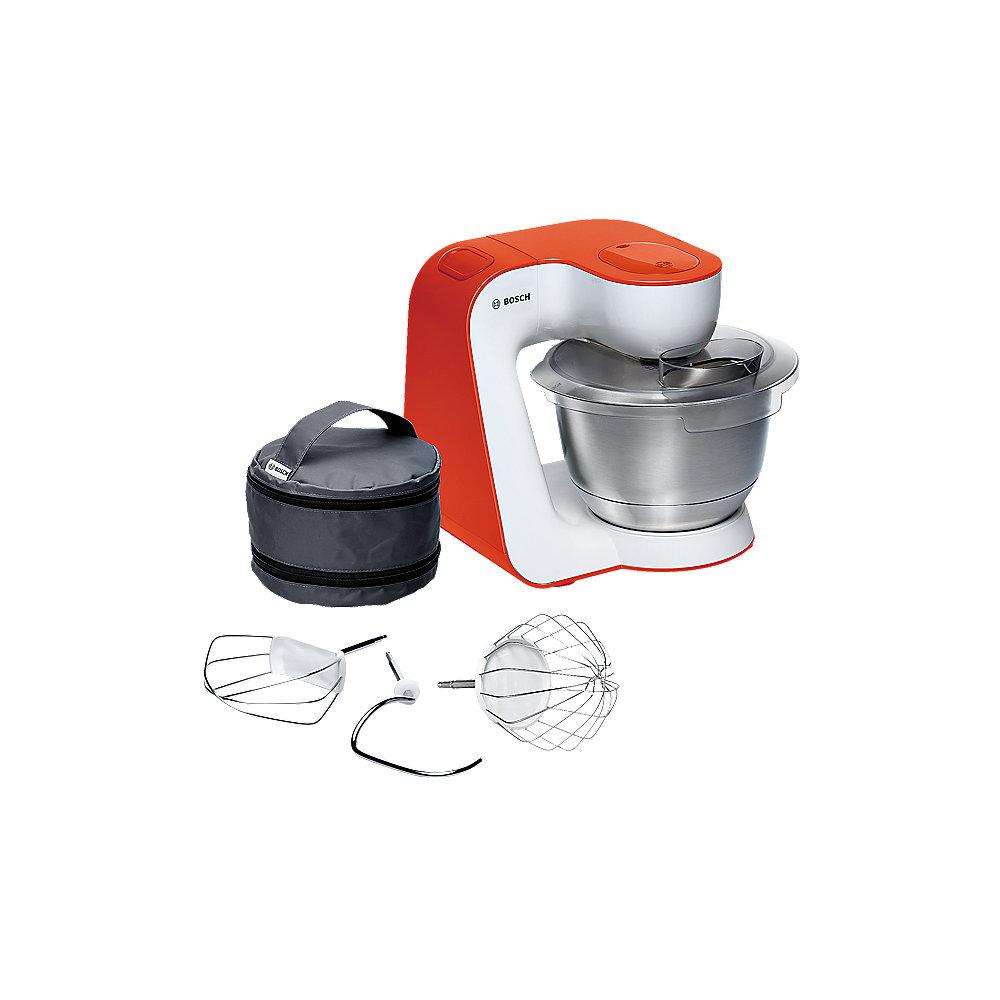 Bosch MUM54I00 Universal-Küchenmaschine StartLine weiß orange, Bosch, MUM54I00, Universal-Küchenmaschine, StartLine, weiß, orange