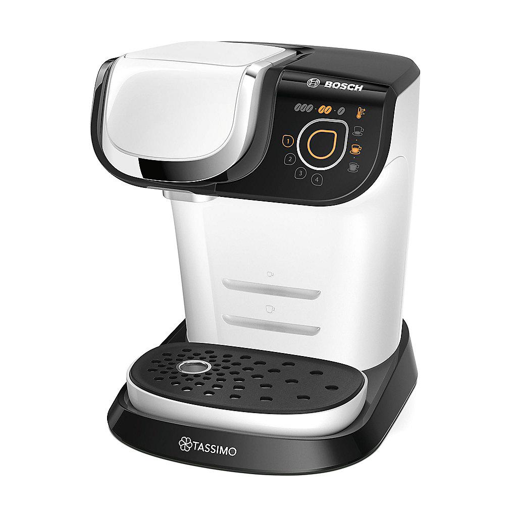 Bosch TAS6004 TASSIMO MY WAY Multi-Getränke-Automat weiß schwarz, Bosch, TAS6004, TASSIMO, MY, WAY, Multi-Getränke-Automat, weiß, schwarz