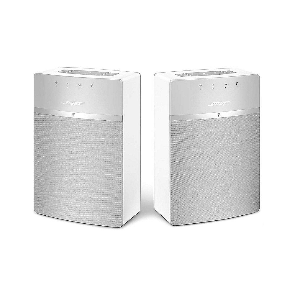 BOSE SoundTouch 10 Weiß Netzwerk Lautsprecher Doppelpack
