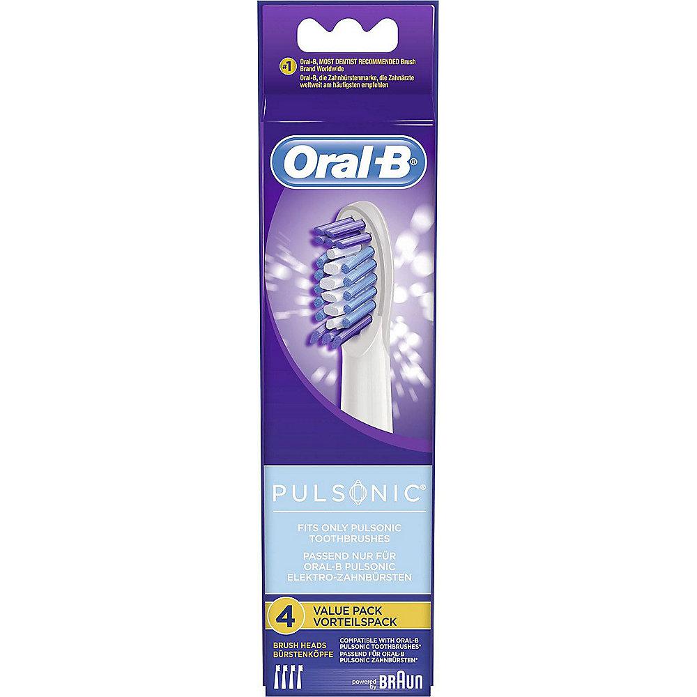 Braun Oral-B Pulsonic 4er Aufsteckbürsten, Braun, Oral-B, Pulsonic, 4er, Aufsteckbürsten