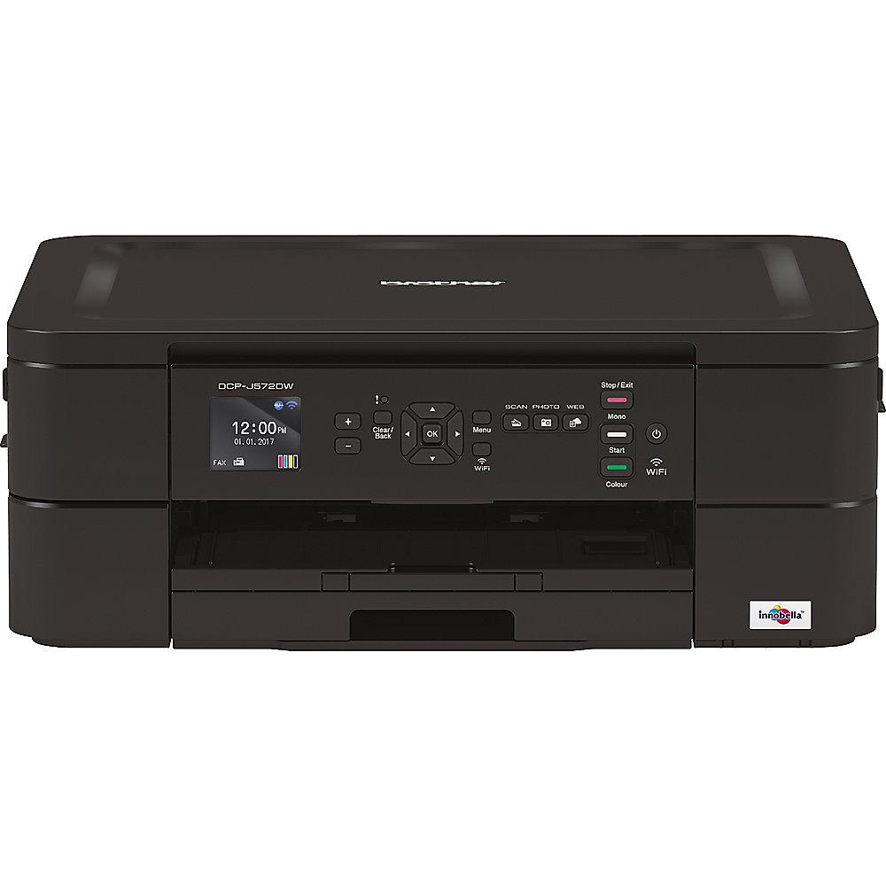 Brother DCP-J572DW Tintenstrahl-Multifunktionsdrucker Scanner Kopierer WLAN