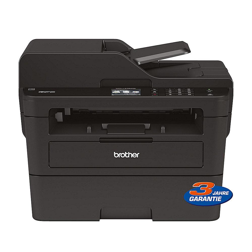 Brother MFC-L2730DW S/W-Laser-Multifunktionsdrucker Scanner Kopierer Fax WLAN