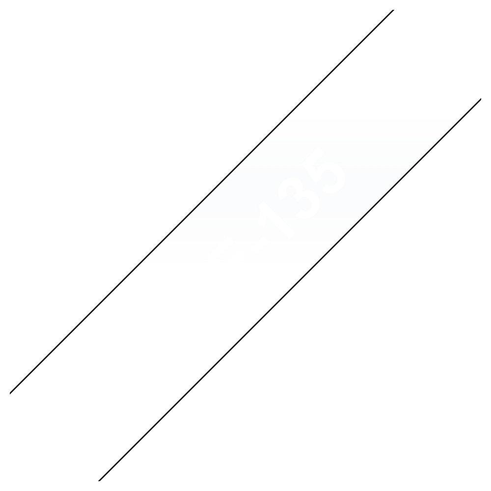 Brother TZe-135 Schriftband weiss auf farblos 12mm x 8m P-touch selbstklebend
