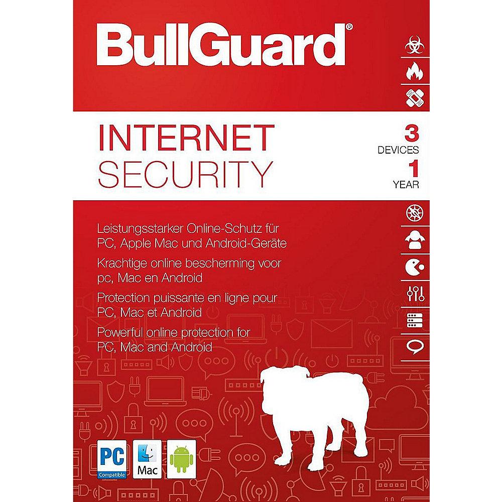 BullGuard Internet Security 2018 3 Devices 1 Jahr - ESD
