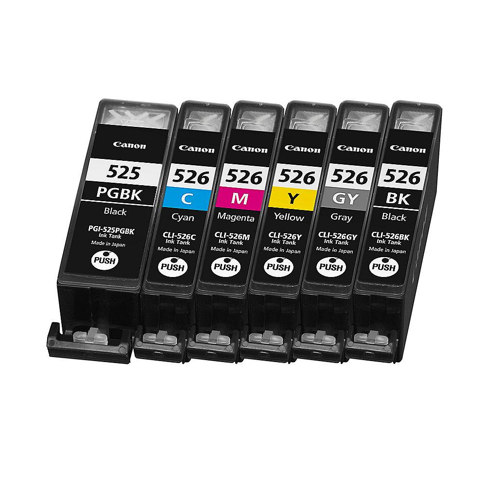 Canon CLI-526 Vorteilspack CMY   Schwarz   grau Original-Tintenpatronen