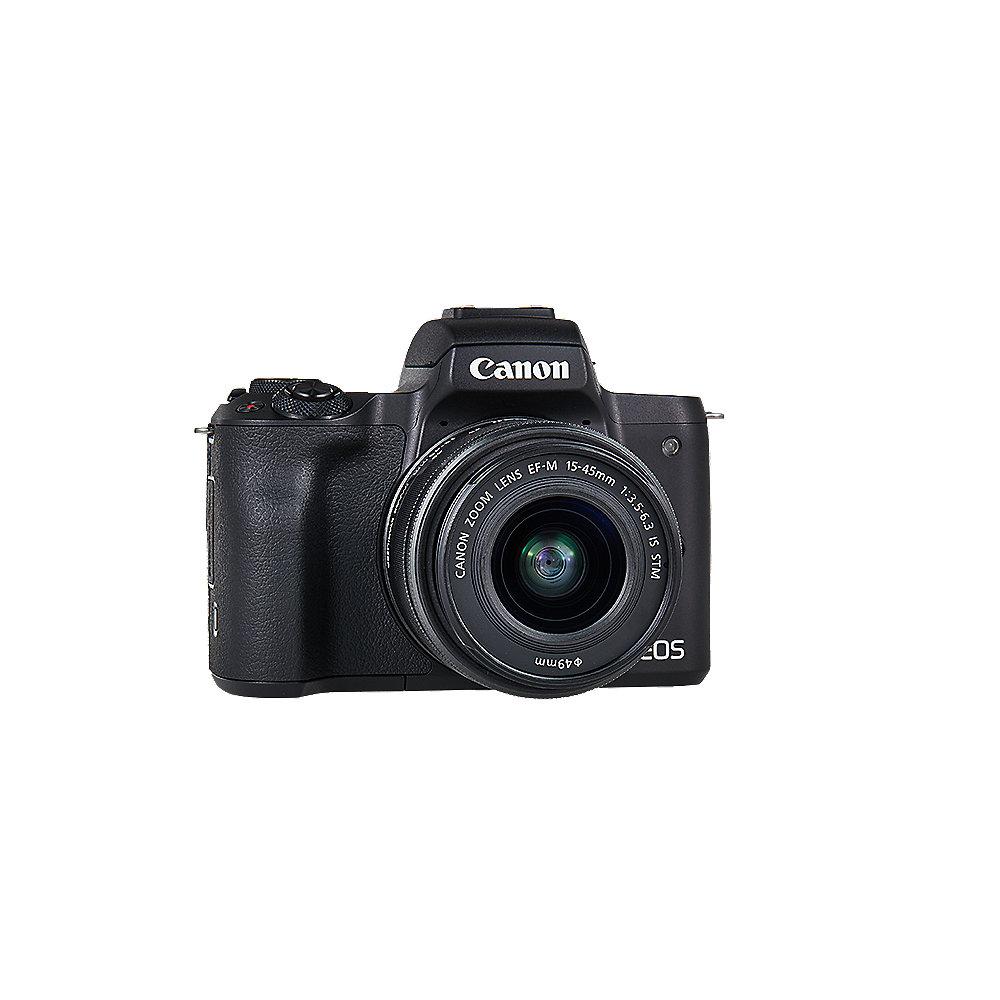 Canon EOS M50 Gehäuse Systemkamera schwarz   EF-M 15-45 S, Canon, EOS, M50, Gehäuse, Systemkamera, schwarz, , EF-M, 15-45, S