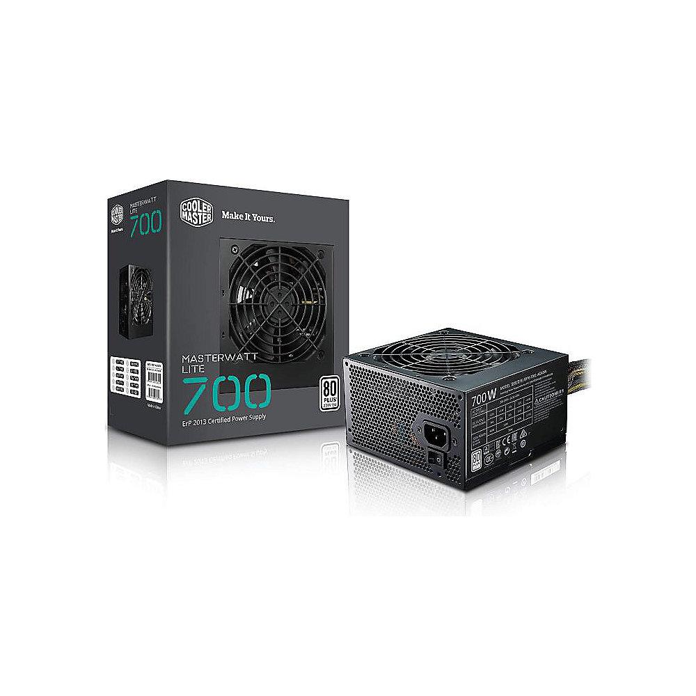 Cooler Master MasterWatt Lite v2 700 Watt Netzteil 80  White 120mm Lüfter, Cooler, Master, MasterWatt, Lite, v2, 700, Watt, Netzteil, 80, White, 120mm, Lüfter