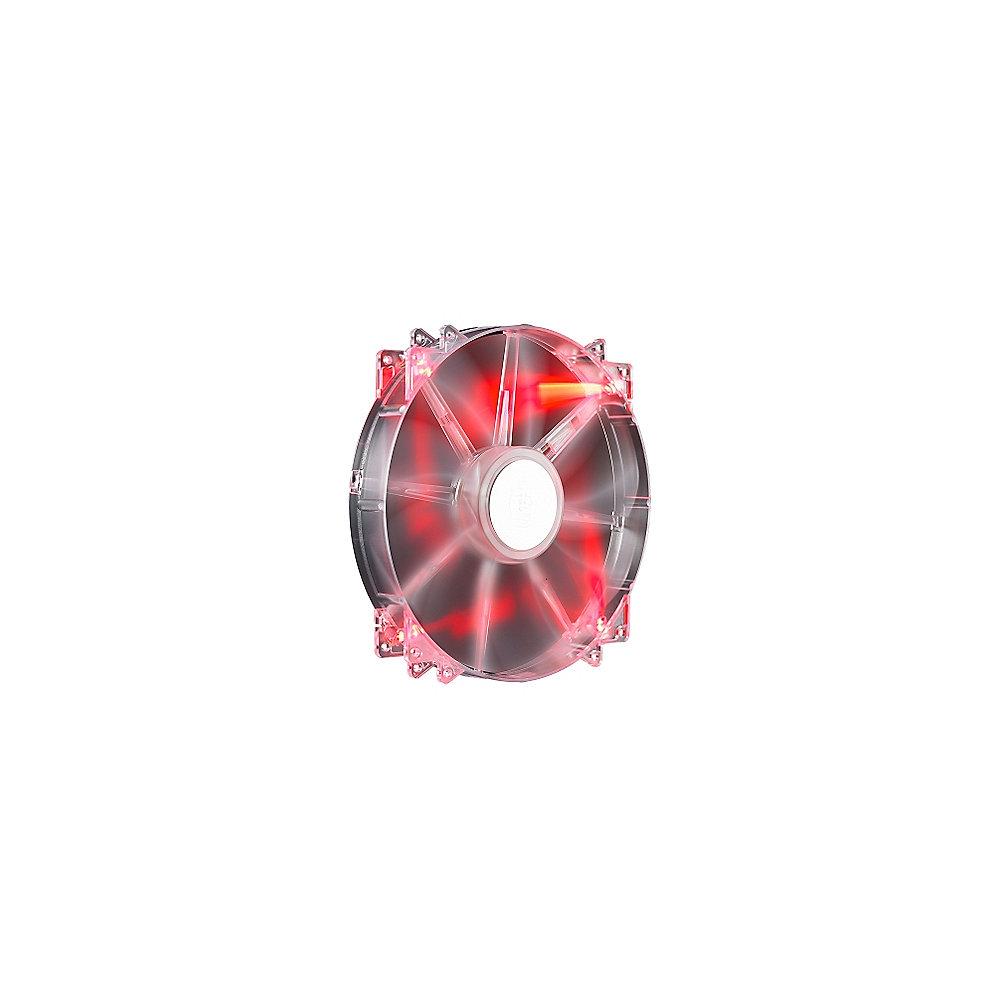 Cooler Master MegaFlow 200 Red LED Gehäuselüfter 200mmx30mm