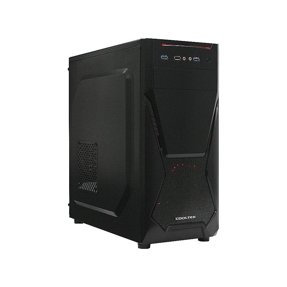 Cooltek CT X5 Midi Tower ATX Gehäuse schwarz USB3.0