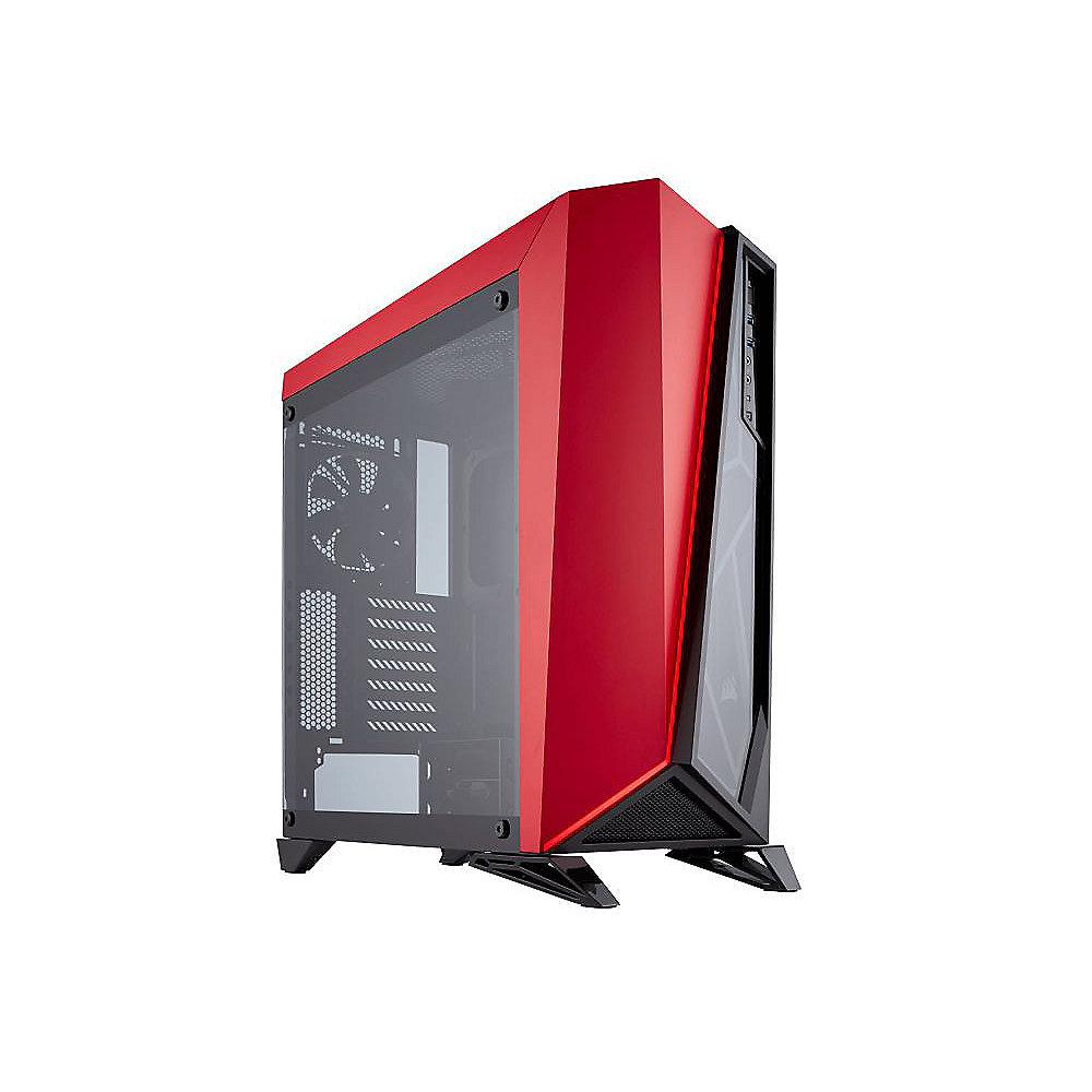 Corsair Carbide SPEC-OMEGA Rot/Schwarz Midi Tower Gaming Gehäuse m. Fenster o.N.