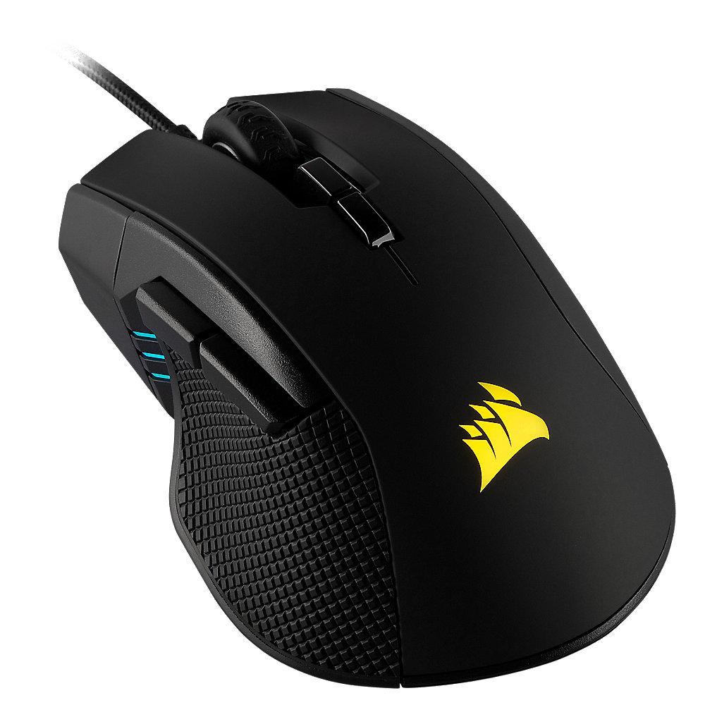 Corsair Ironclaw RGB optische Gaming Maus 18.000 dpi schwarz CH-9307011-EU