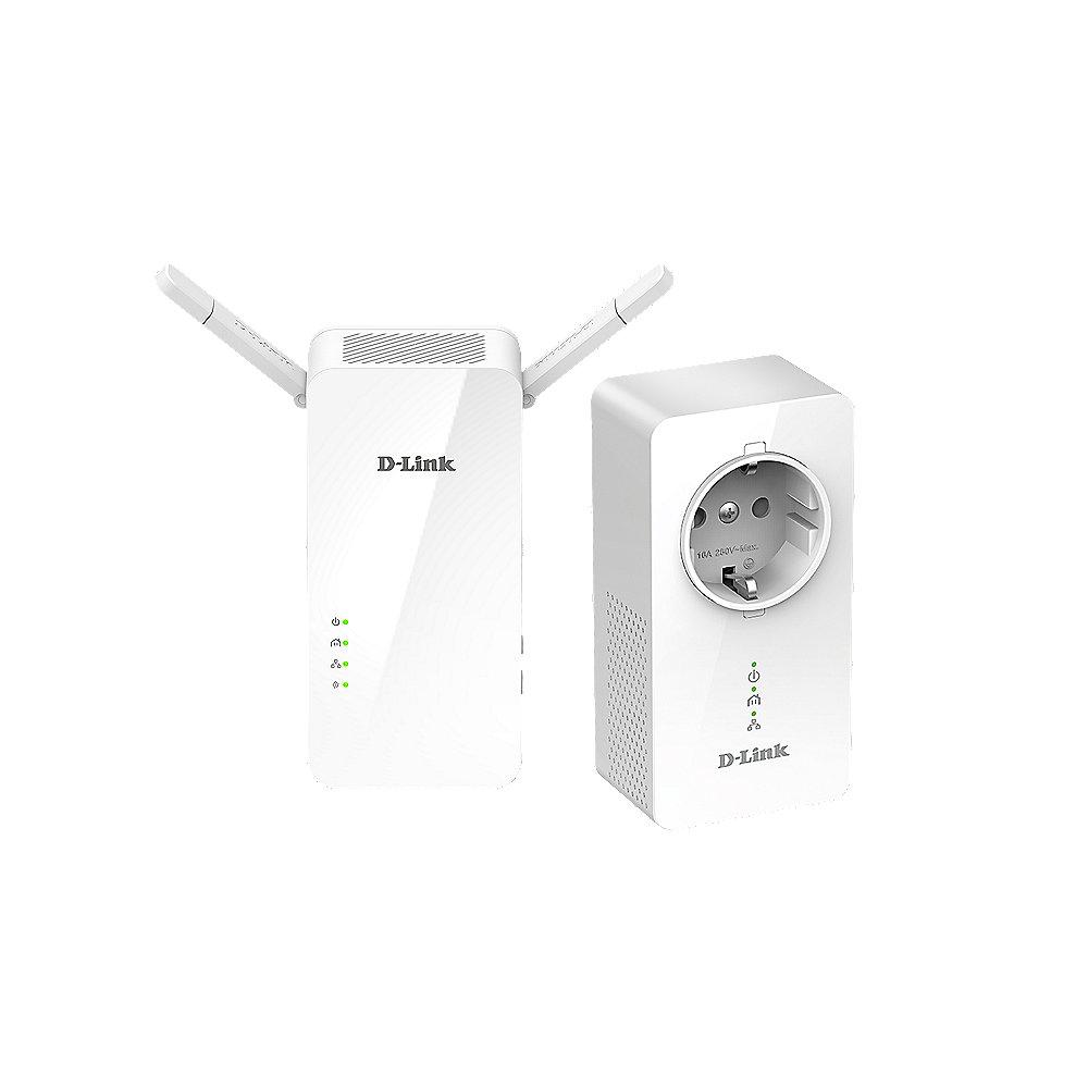 D-Link DHP-W611AV KIT AV1000 2er Kit (1000Mbit Powerline, 1xGB LAN, Steckdose)