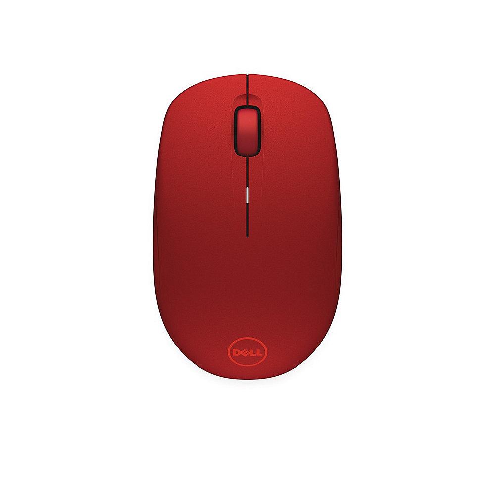 Dell WM126 Wireless Maus mit USB Empfänger rot