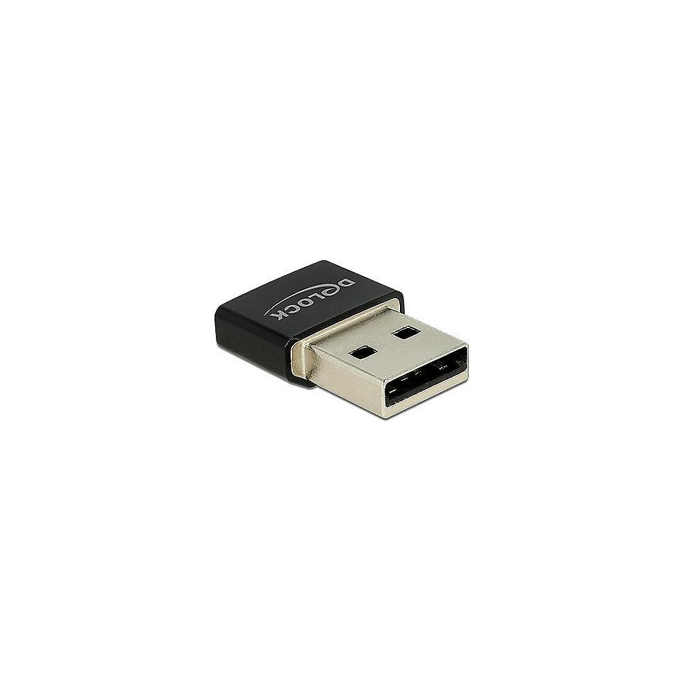 DeLOCK Adapter HDMI-A zu USB 2.0 A Bu./St. 65680 schwarz