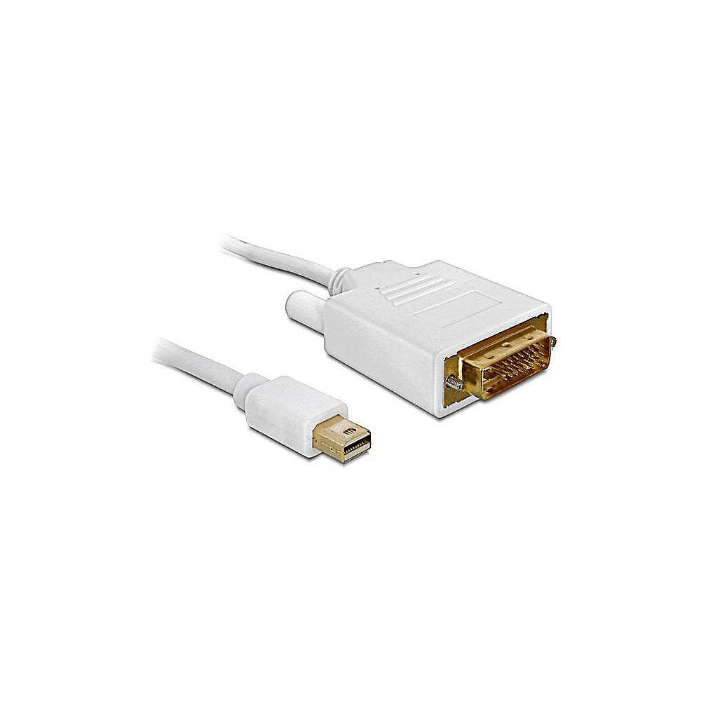 DeLOCK Adapterkabel 1m mini Displayport zu DVI 24pin St./St. 82641 weiß, DeLOCK, Adapterkabel, 1m, mini, Displayport, DVI, 24pin, St./St., 82641, weiß