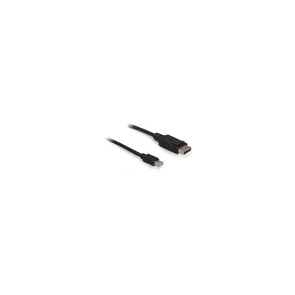 DeLOCK DisplayPort Adapterkabel 2m mini DP zu DP St./St 4K 82438 schwarz