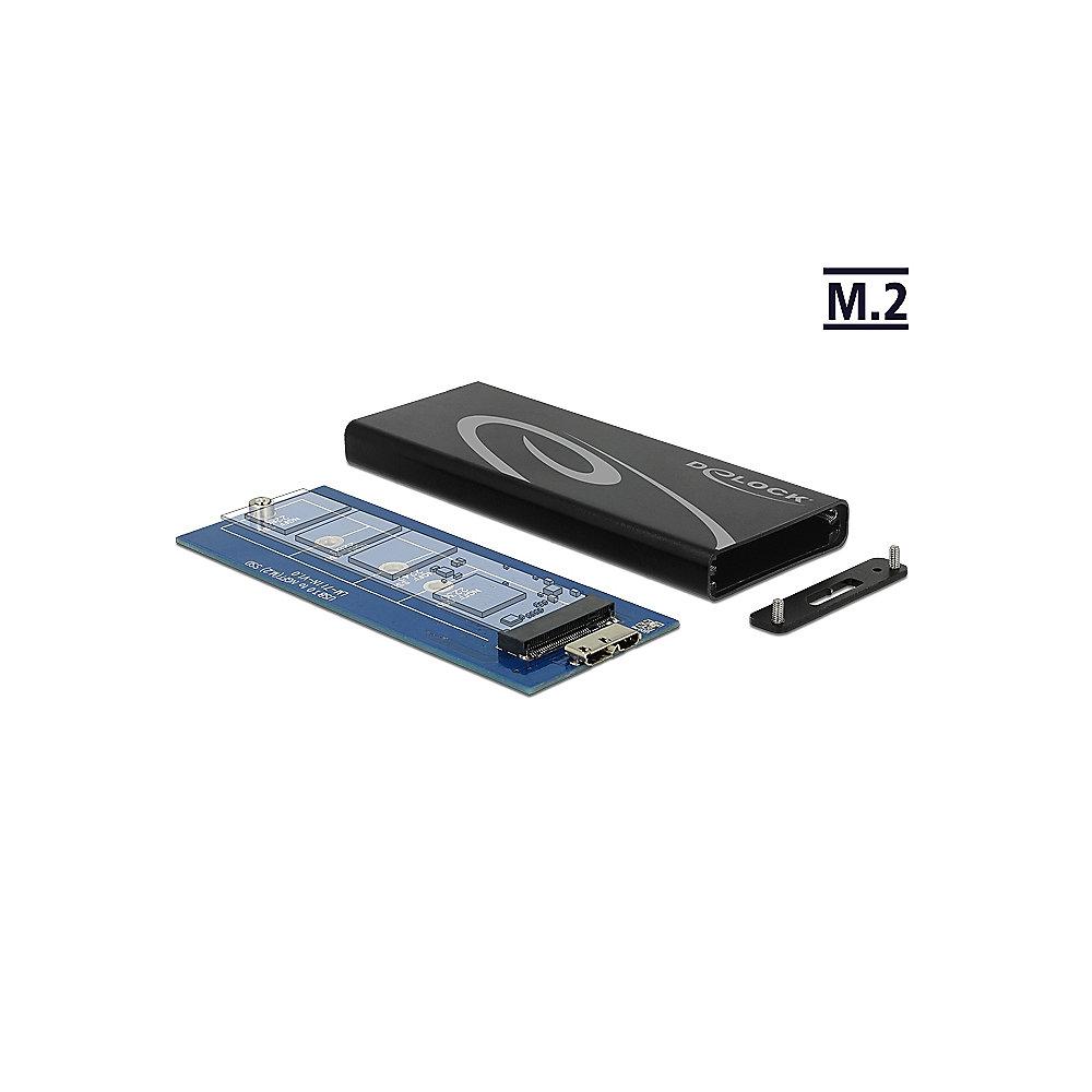 DeLock Gehäuse M.2 NGFF SSD > USB3.1, DeLock, Gehäuse, M.2, NGFF, SSD, >, USB3.1