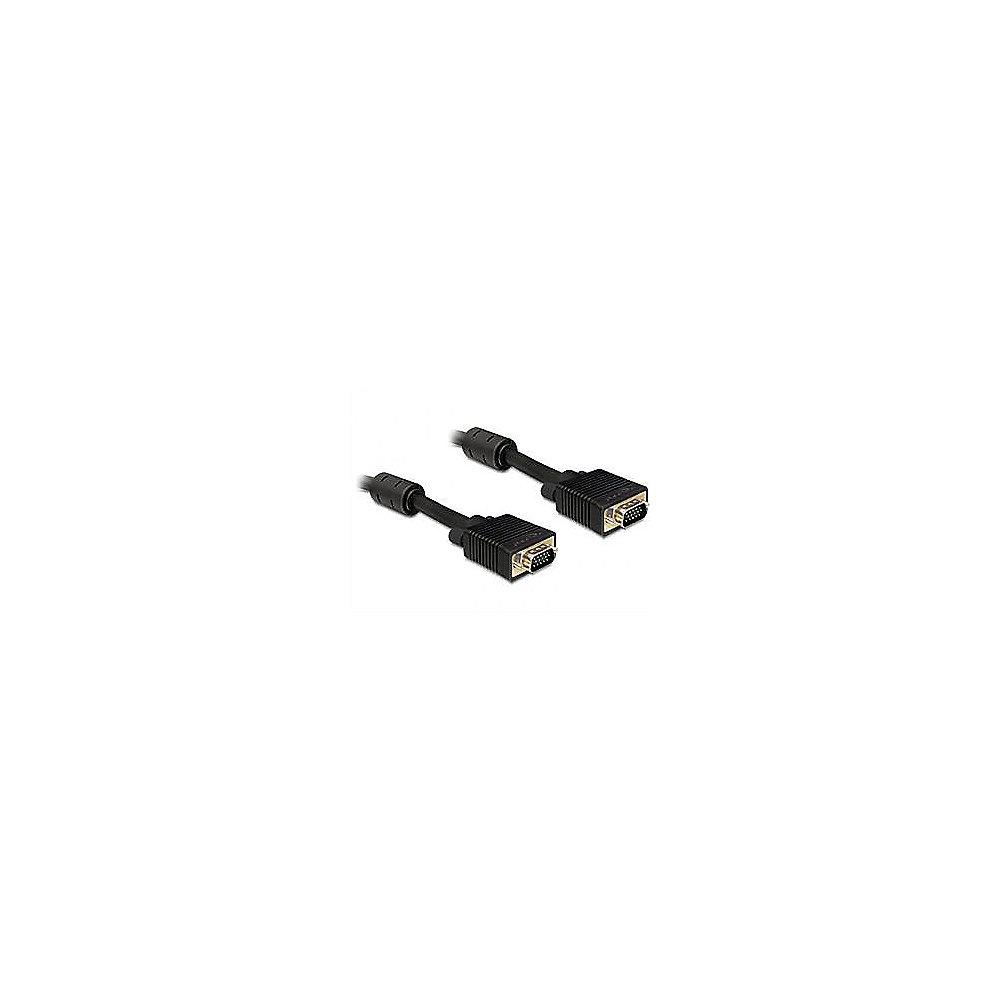 DeLOCK SVGA Kabel 2m Stecker zu Stecker 82557 schwarz