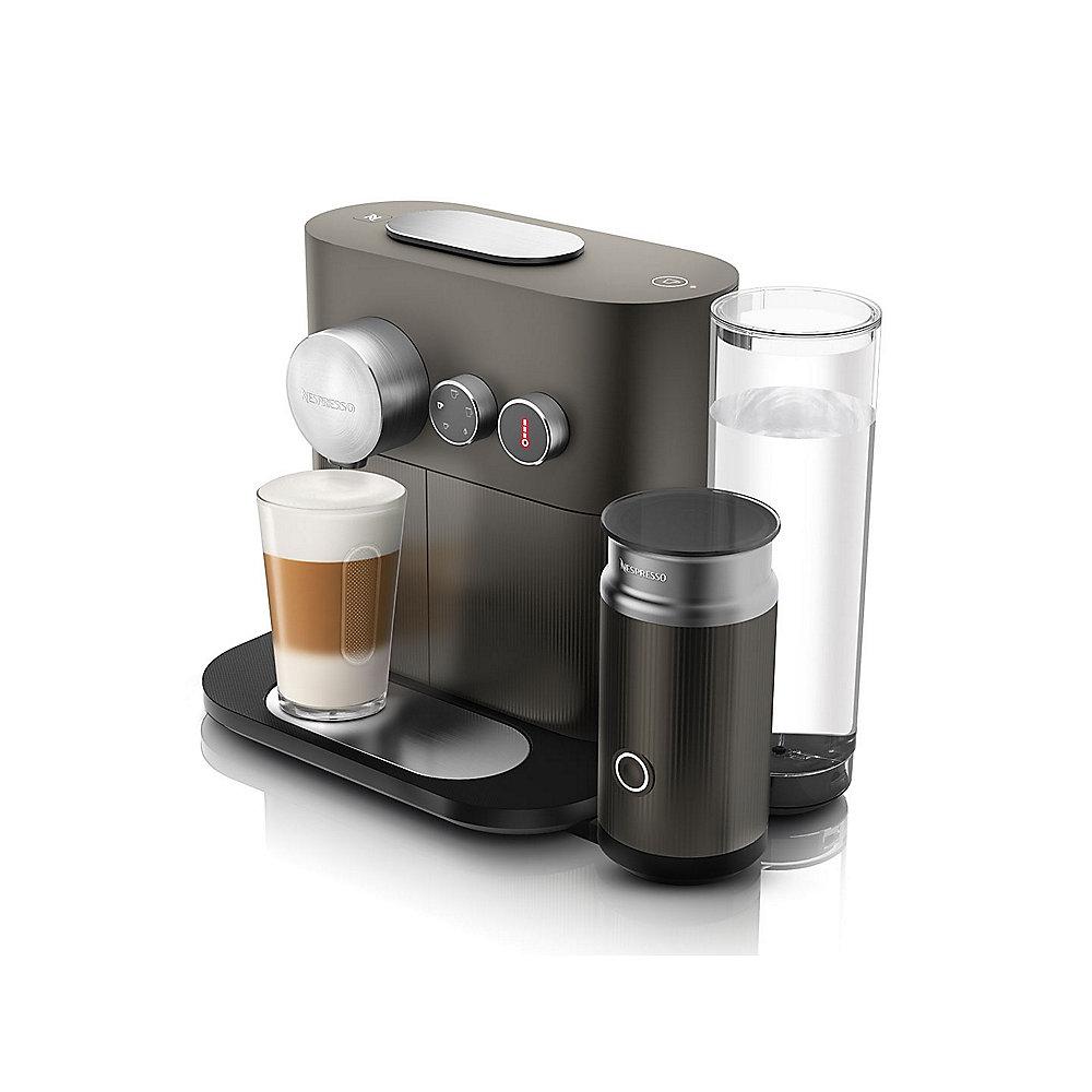 DeLonghi EN 355.GAE Expert & Milk Nespresso-System anthrazit/silber
