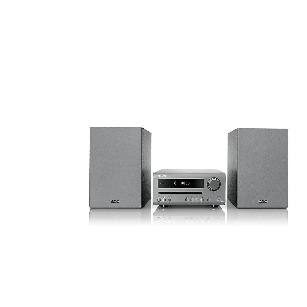 Denon D-T1 FM/CD Receiver, Bluetooth, inkl. Lautsprecher, grau/grau