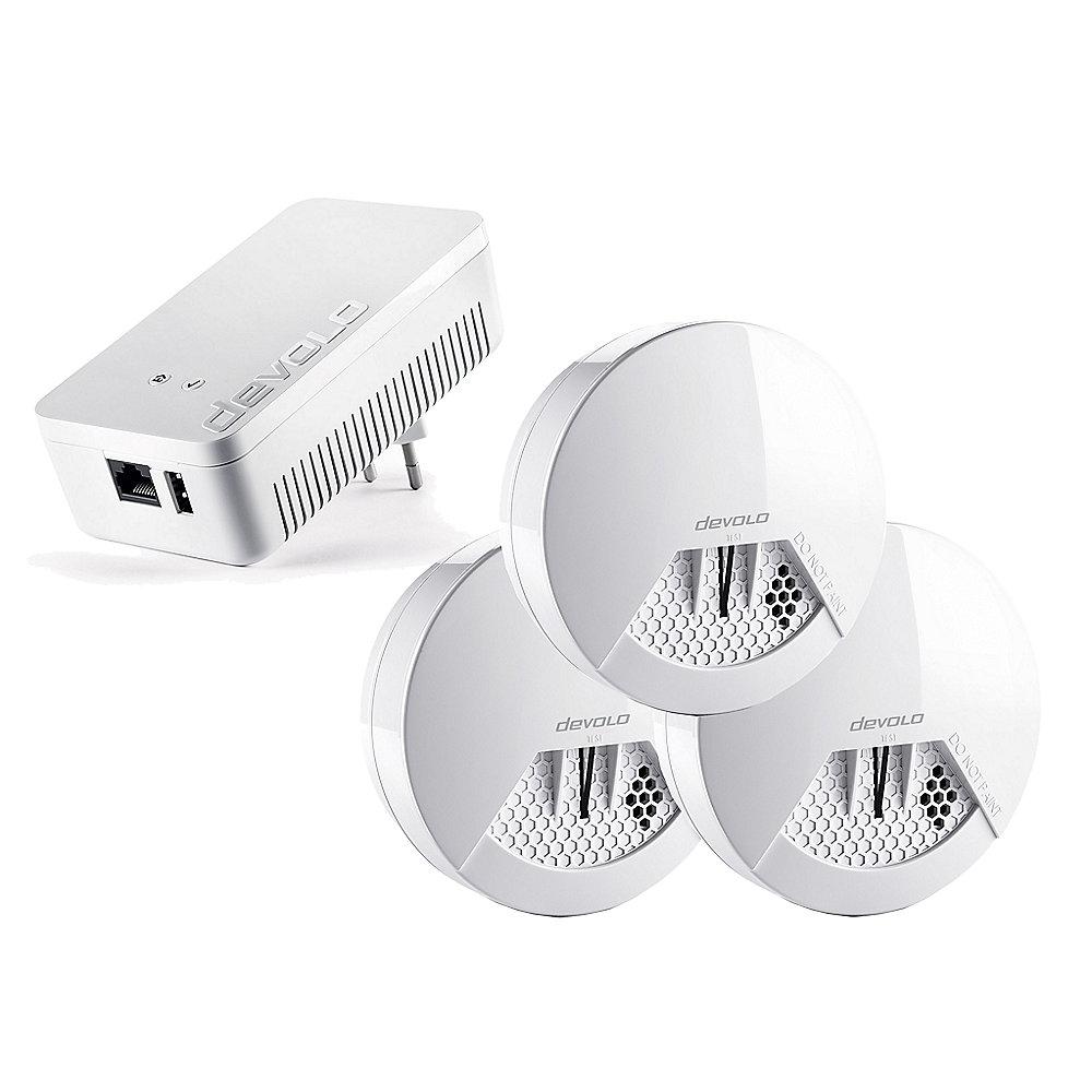 devolo Home Control Einsteigerpaket Rauchmelder inkl. Zentrale Z-Wave, devolo, Home, Control, Einsteigerpaket, Rauchmelder, inkl., Zentrale, Z-Wave