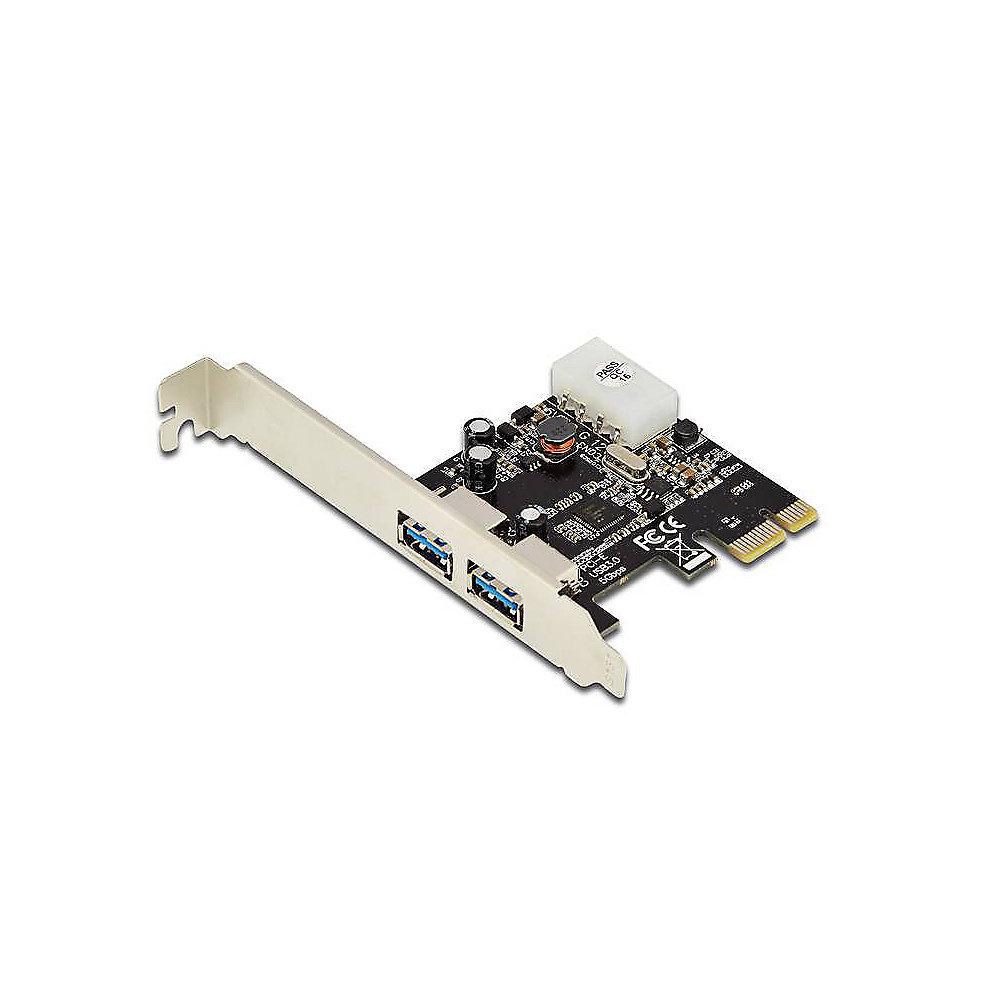 DIGITUS 2-Port USB 3.0 PCI Express Karte, DIGITUS, 2-Port, USB, 3.0, PCI, Express, Karte