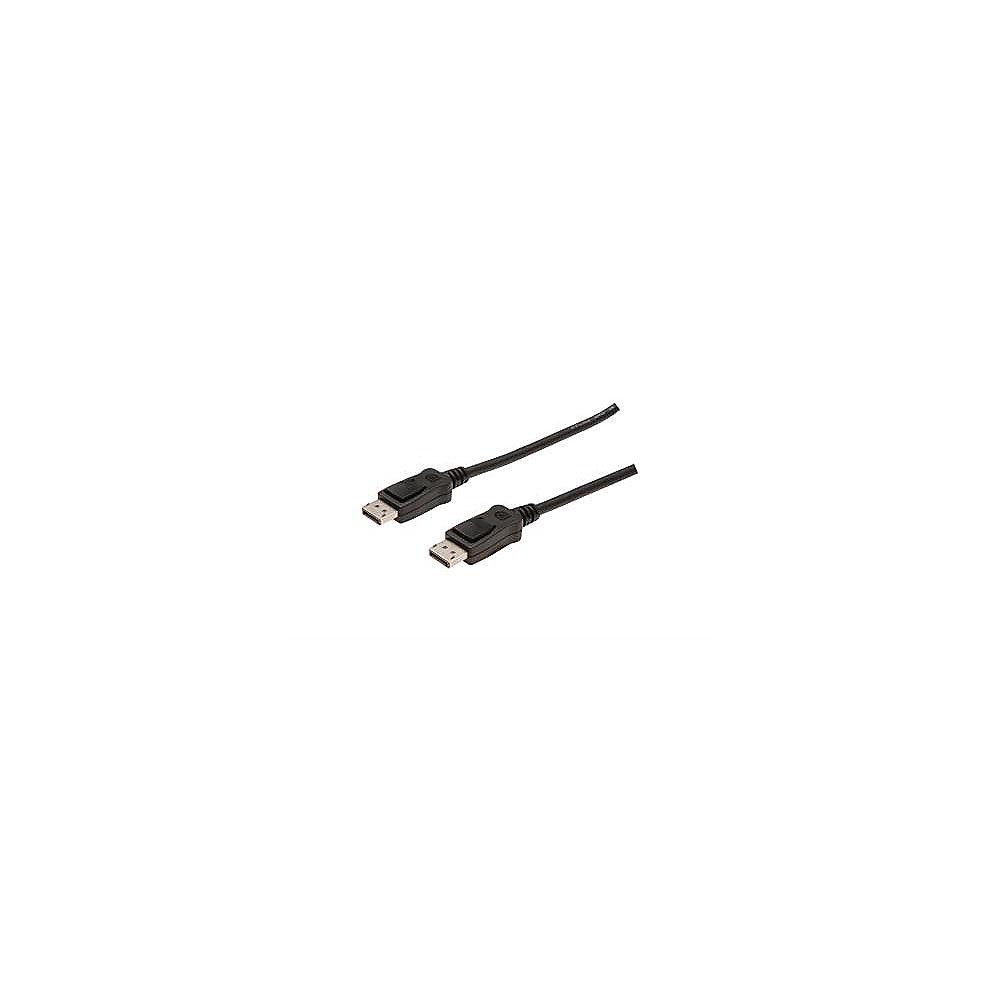 DIGITUS DisplayPort 1.2 Anschlusskabel 3m UHD 4K St./St. schwarz