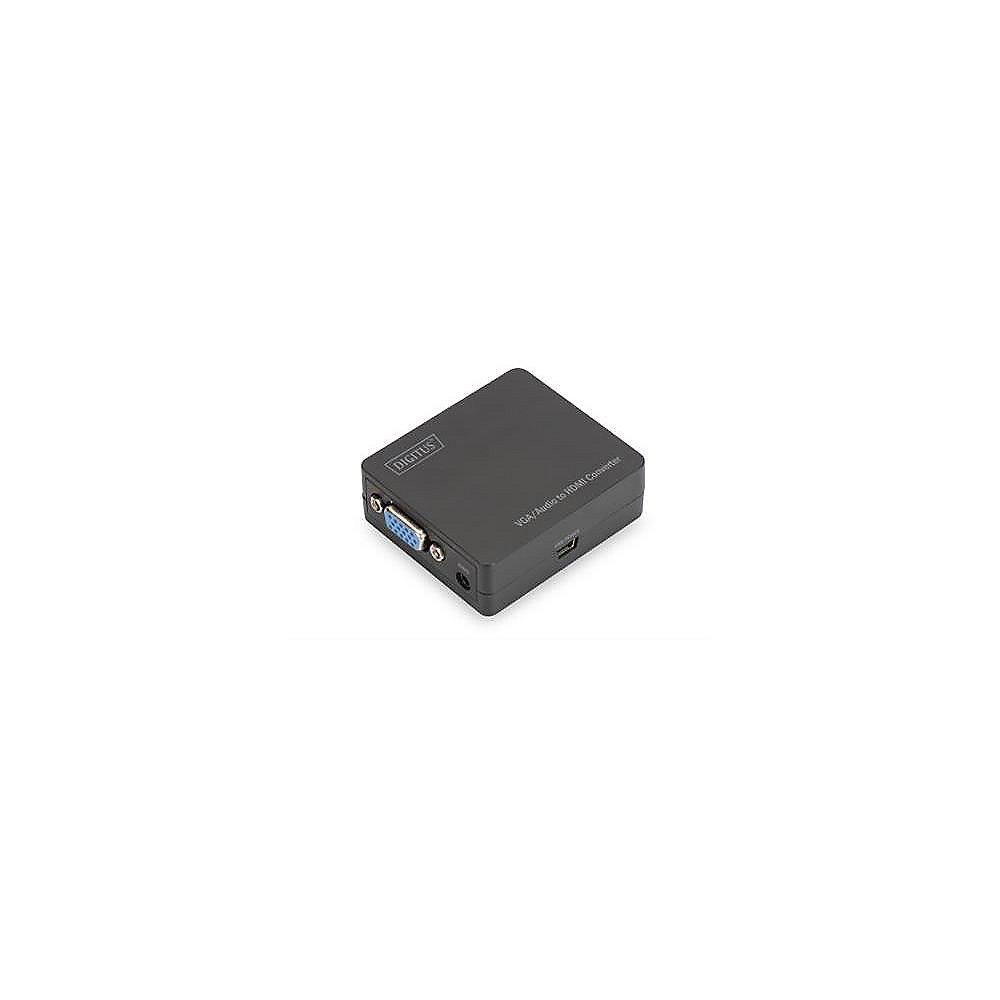 DIGITUS VGA zu HDMI Konverter inkl. Audioübertragung, DIGITUS, VGA, HDMI, Konverter, inkl., Audioübertragung