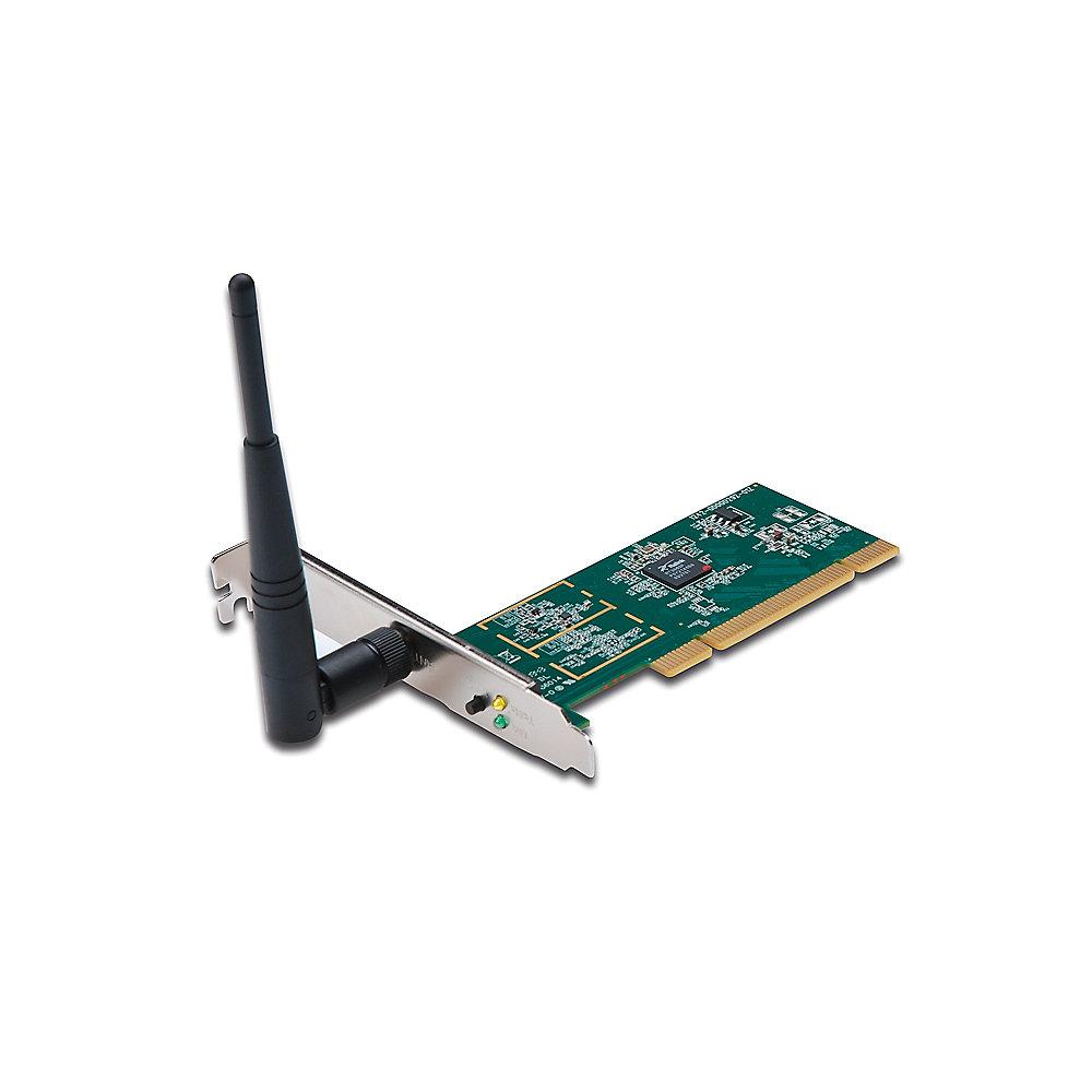 DIGITUS Wireless 150N PCI Adapter, DIGITUS, Wireless, 150N, PCI, Adapter