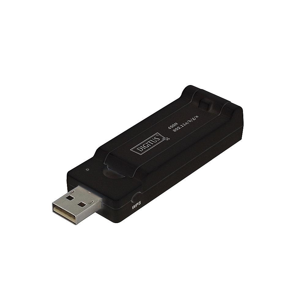 DIGITUS Wireless 450N Dual Band USB 2.0 adapter, DIGITUS, Wireless, 450N, Dual, Band, USB, 2.0, adapter