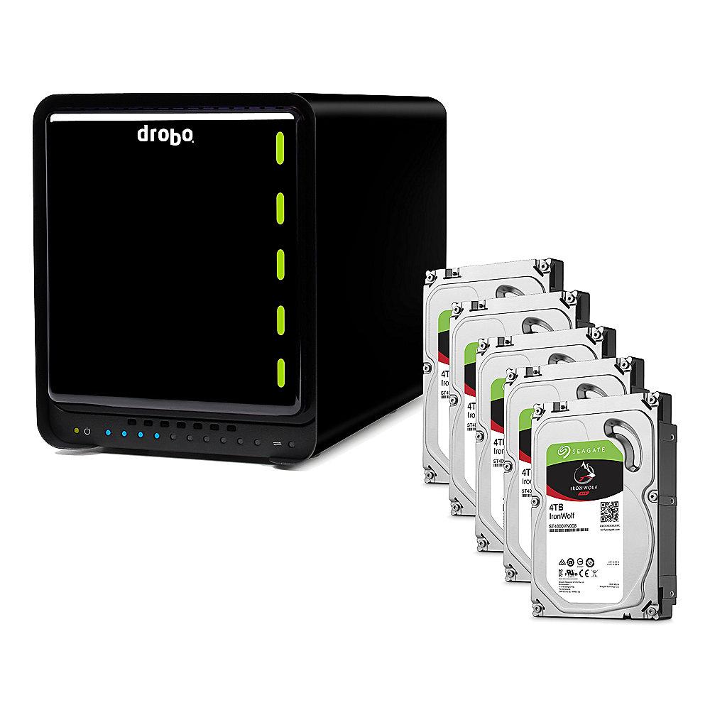 Drobo 5C DAS System 5-Bay 20TB inkl. 5x 4TB Seagate ST4000VN008, Drobo, 5C, DAS, System, 5-Bay, 20TB, inkl., 5x, 4TB, Seagate, ST4000VN008