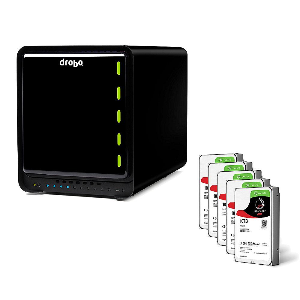 Drobo 5C DAS System 5-Bay 50TB inkl. 5x 10TB Seagate ST10000VN0004, Drobo, 5C, DAS, System, 5-Bay, 50TB, inkl., 5x, 10TB, Seagate, ST10000VN0004