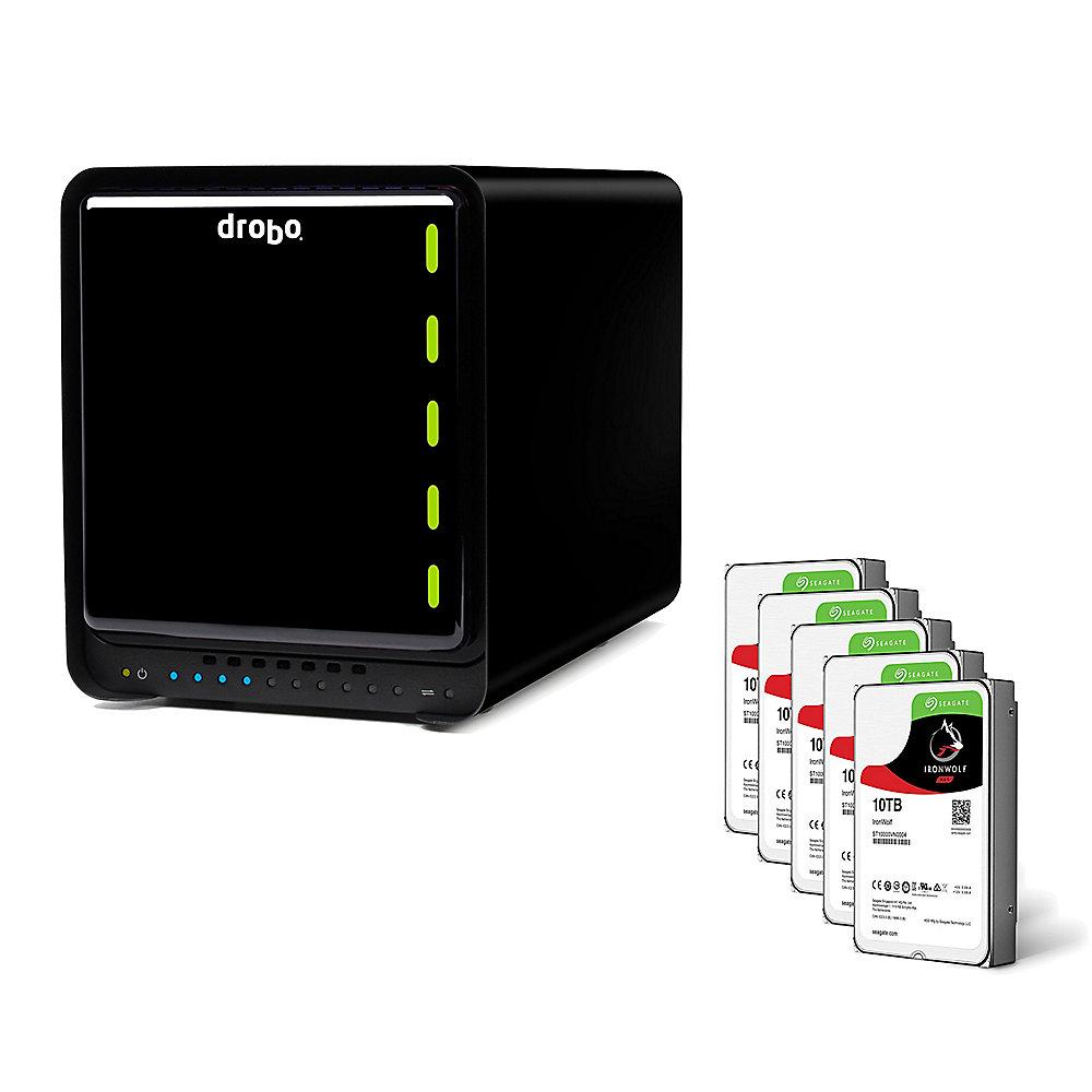 Drobo 5C DAS System 5-Bay 50TB inkl. 5x 10TB Seagate ST10000VN0004