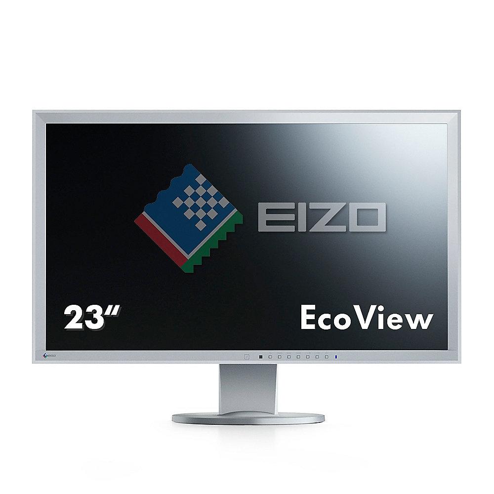EIZO EV2316WFS3-GY 55,8cm (22") 16:9 Monitor mit Pivot, USB Hub Lautsprecher