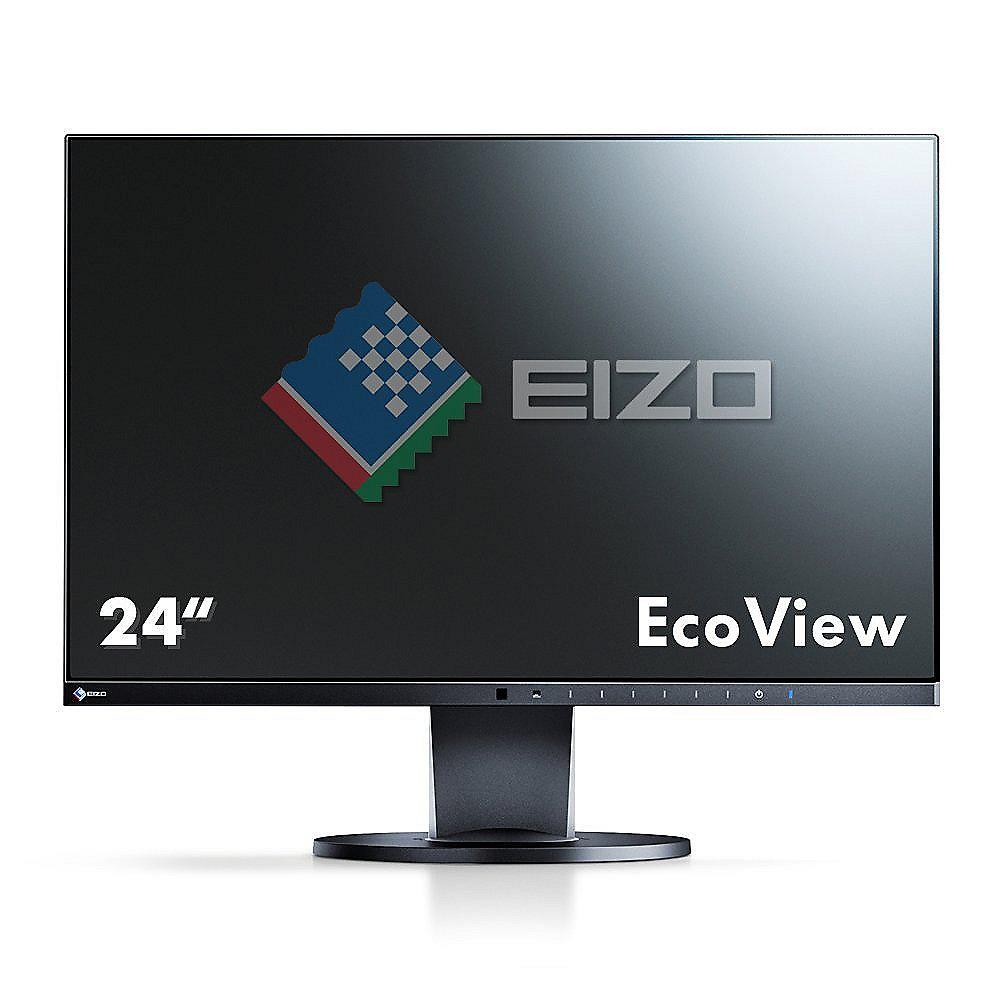 EIZO EV2450-BK 60 cm (23,8") schwarz VGA/DVI/DP/HDMI 5 ms Pivot IPS Monitor