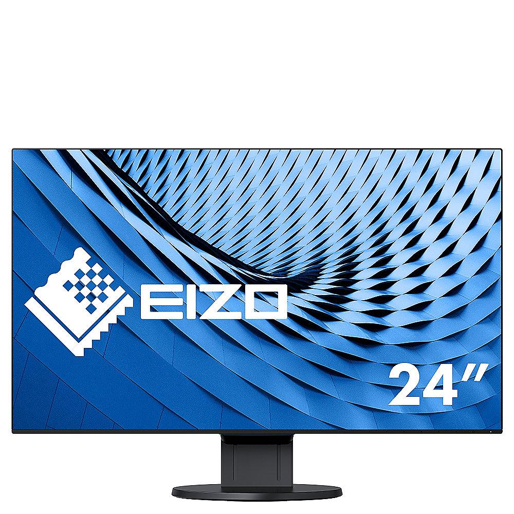 EIZO EV2451-BK 61cm(24") schwarz 16:9 DVI/DP/HDMI 5ms 1.000:1  Zero-Frame