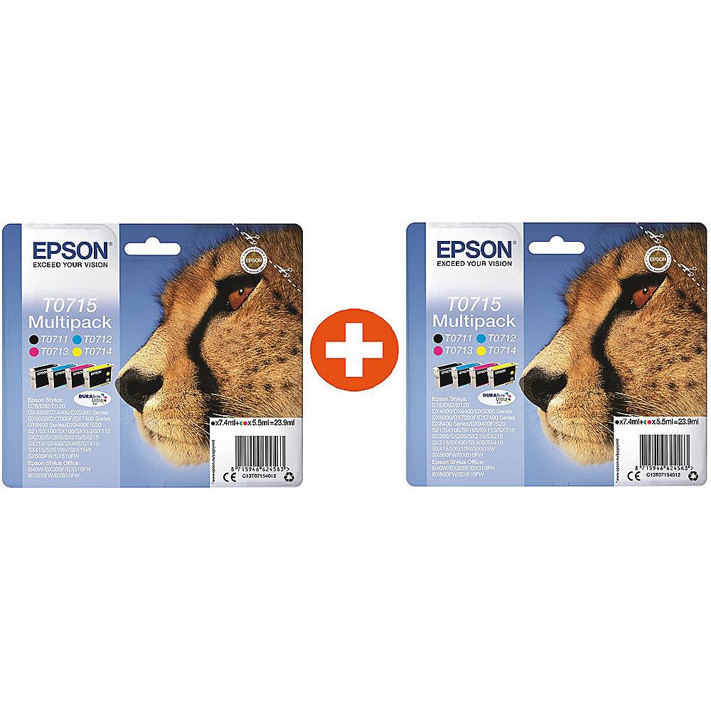 Epson 2x Druckerpatronen Multipack C13T07154012 / T0715