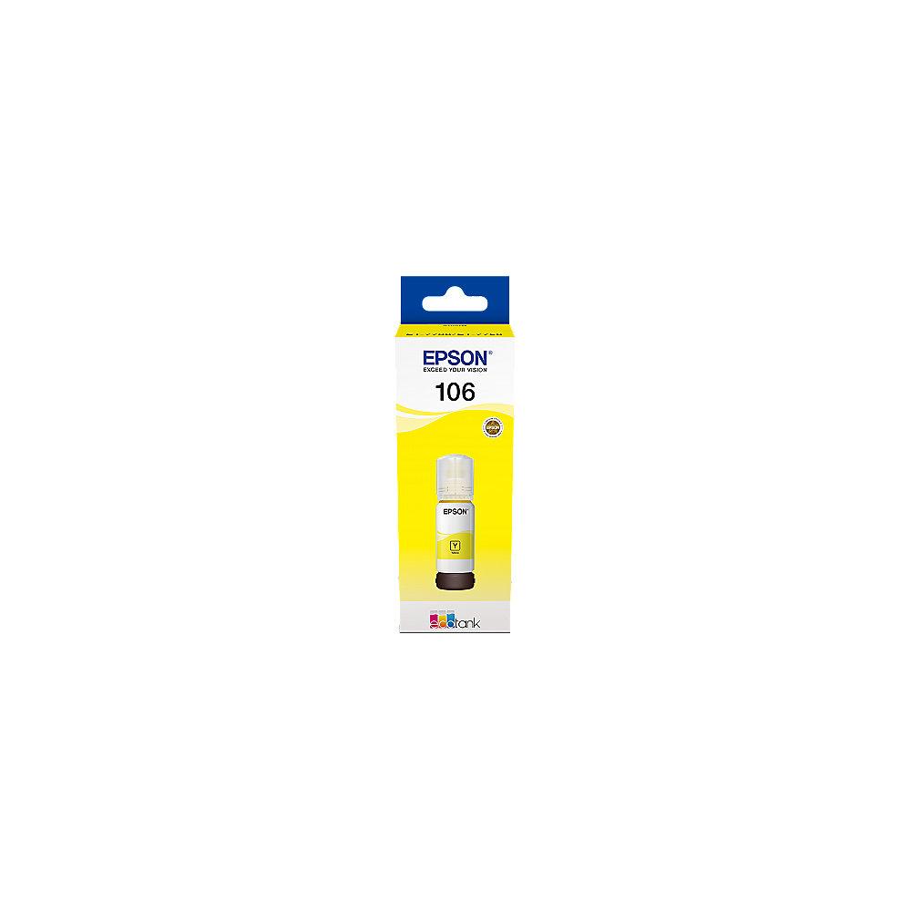 Epson C13T00R440 Original Tintenbehälter 106 Gelb EcoTank 70ml