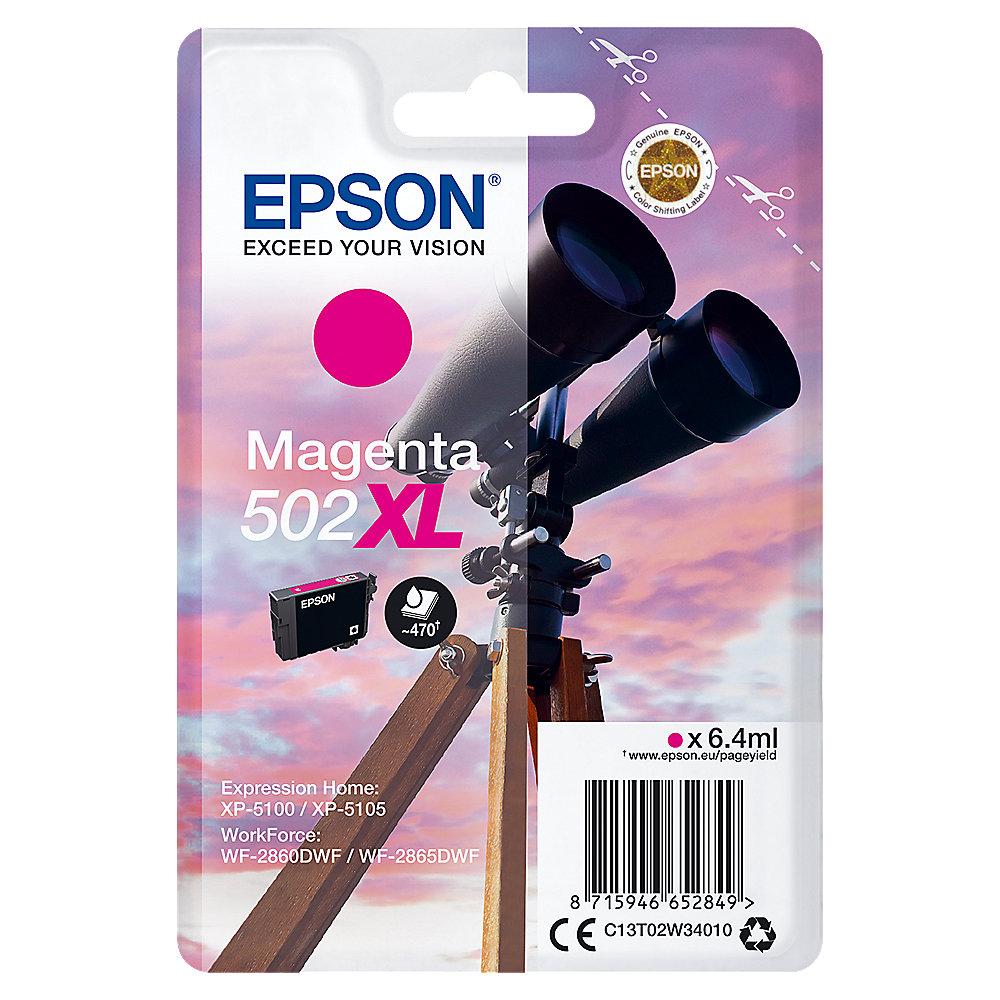 Epson C13T02W34010 Druckerpatrone 502 XL Magenta