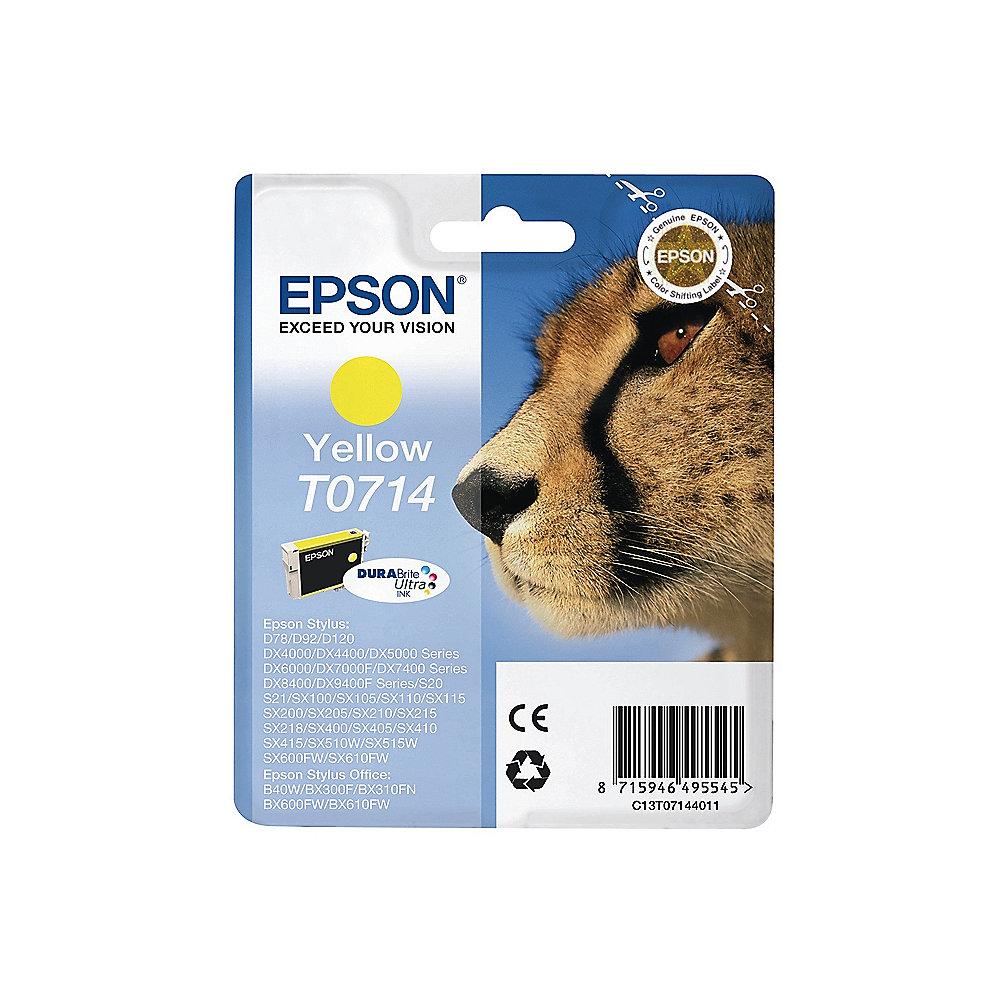Epson C13T07144012 Druckerpatrone T0714 gelb
